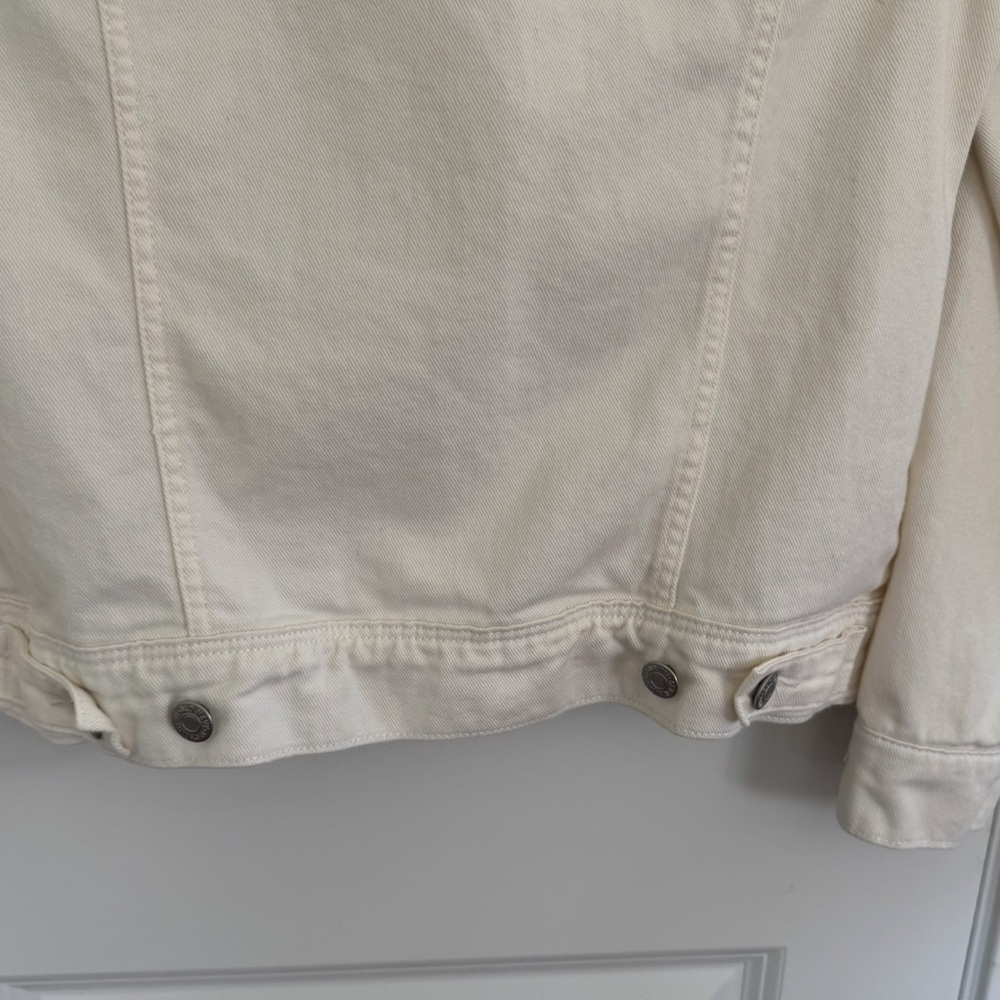Old Navy White Denim Jacket - Picture 8 of 9